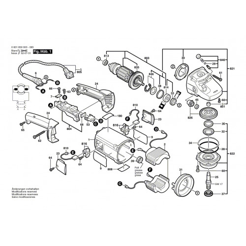 Запчасти для УШМ Bosch GWS 20-230H